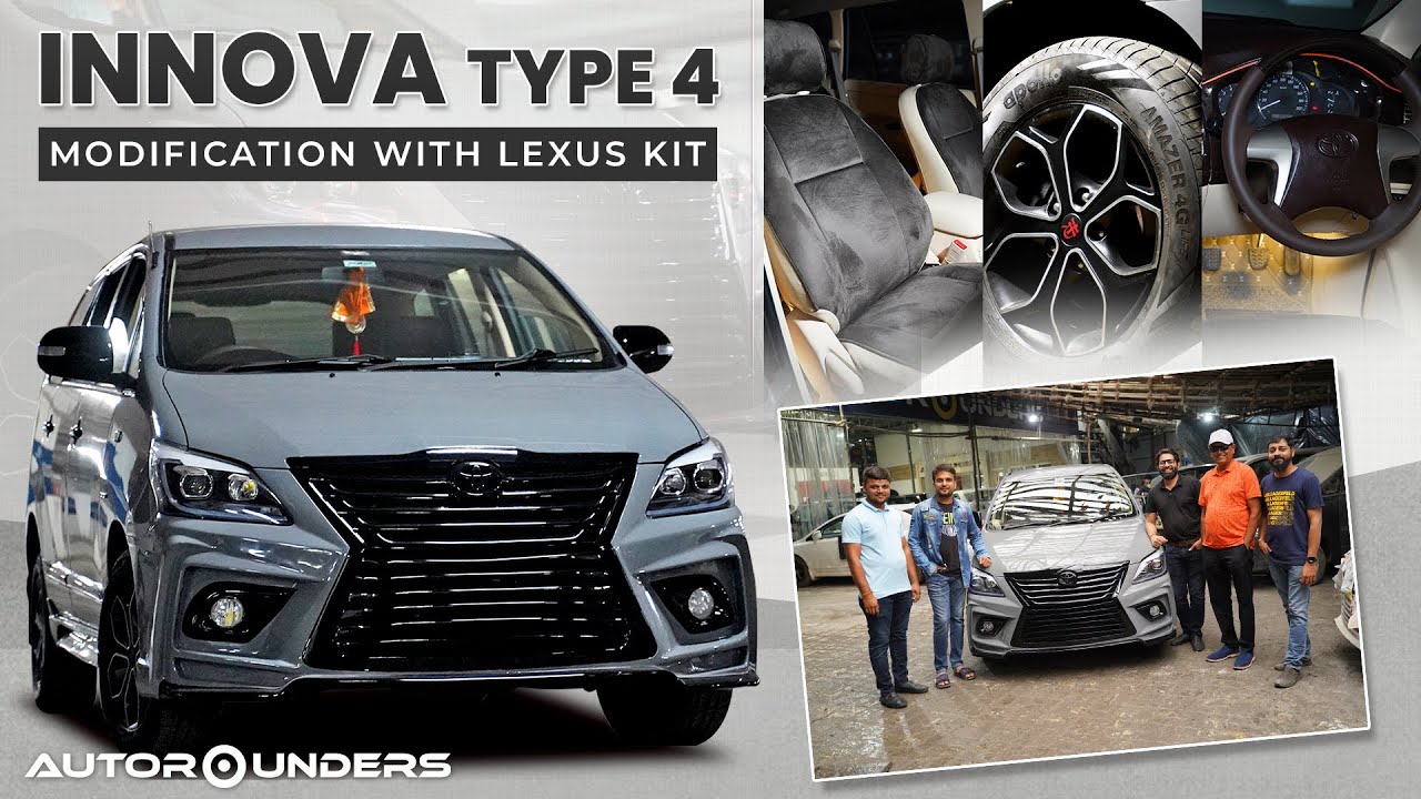 Innova Nardo Grey ka alag hi Andaaz hai | Modified with Lexus kit | German Paint Material