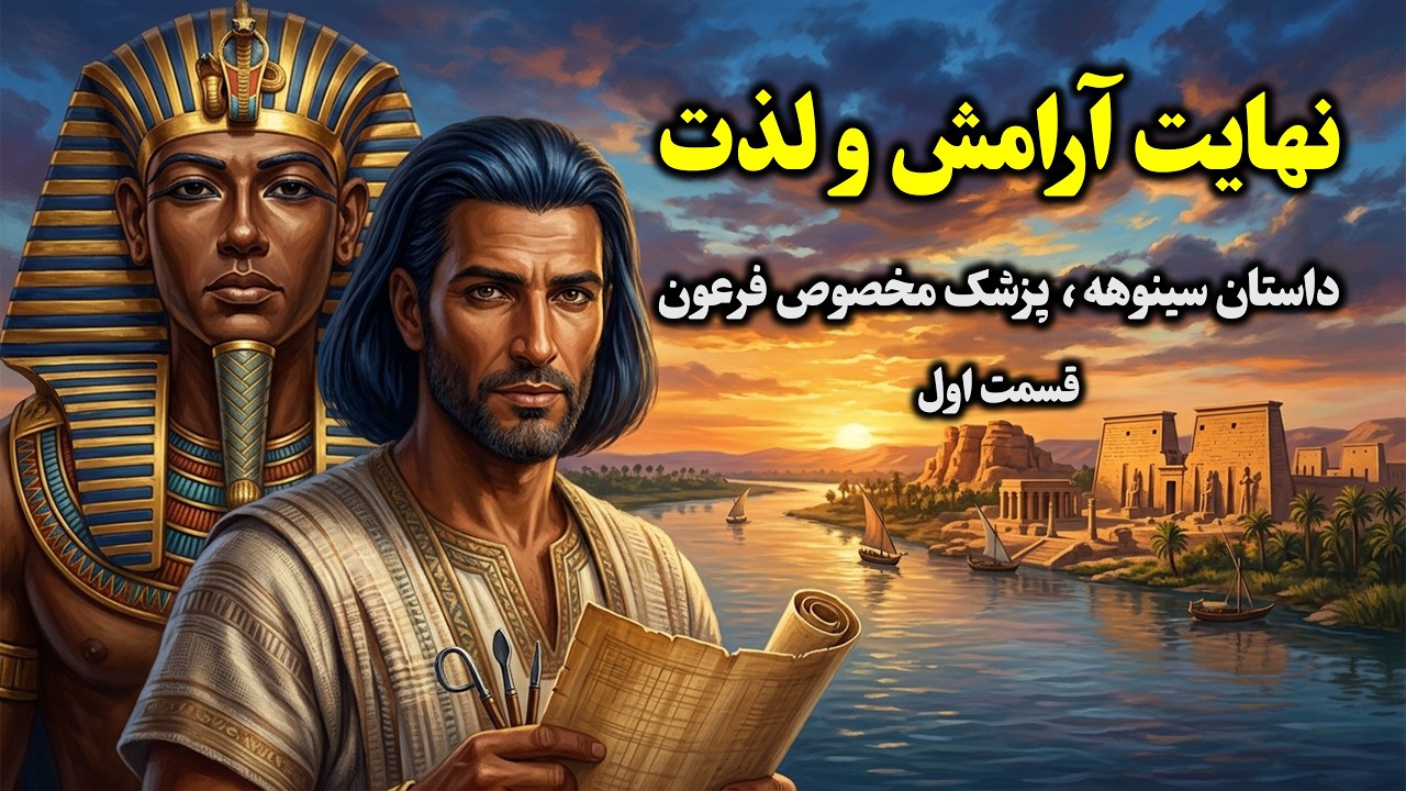 داستان سینوهه ، پزشک مخصوص فرعون با صدای شهرزاد مشرقی در لذت داستان