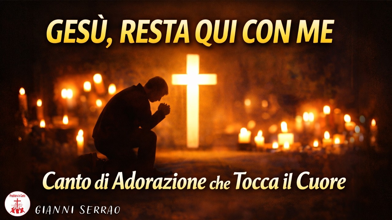GESÙ, RESTA QUI CON ME 🙏 Canto di Adorazione che Tocca il Cuore - Gianni Serrao