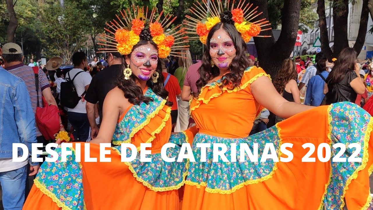 Desfile de catrinas 4k en  CDMX  2022