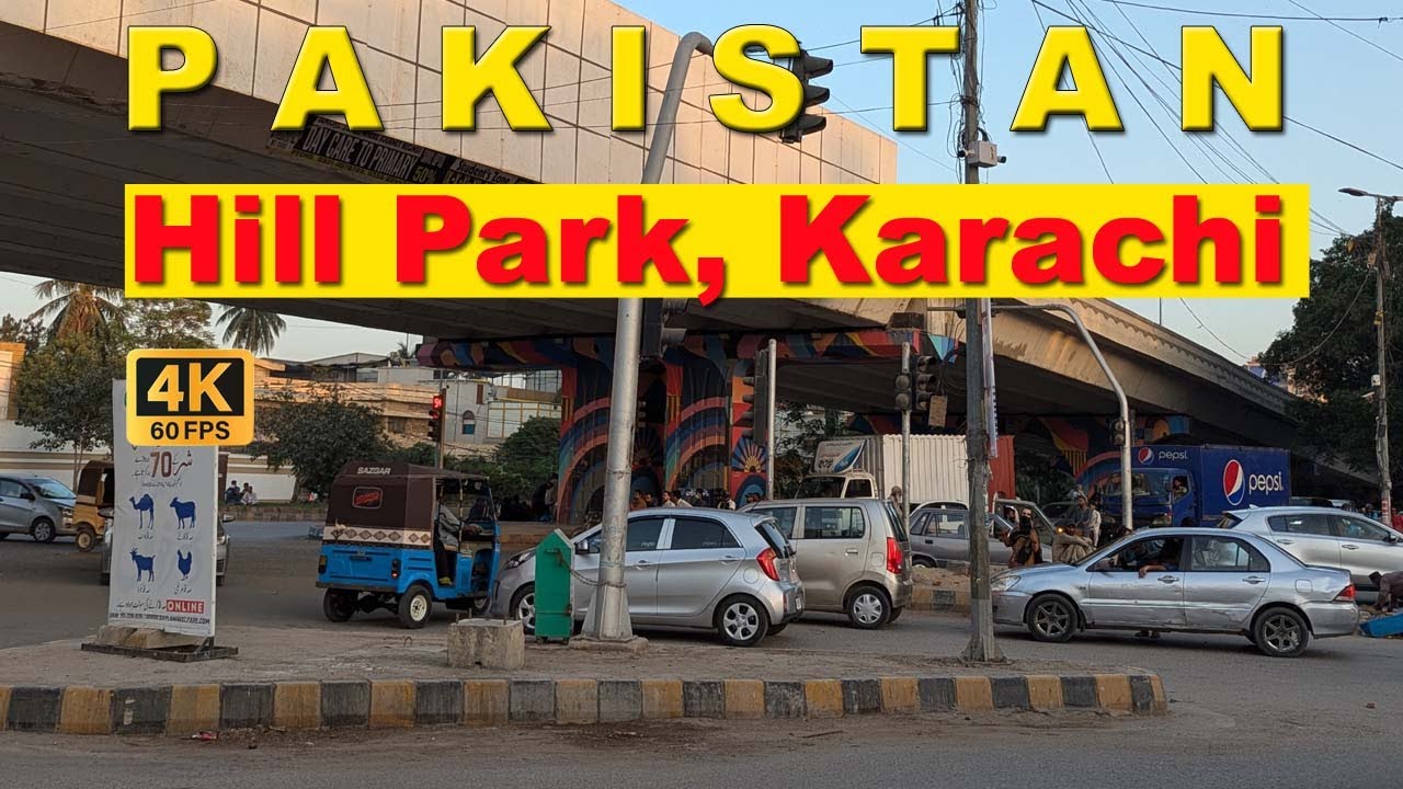 Hill Park Surroundings Walking Tour | Karachi Pakistan | Full Mooni Vlogs | 4K UHD | 60 FPS