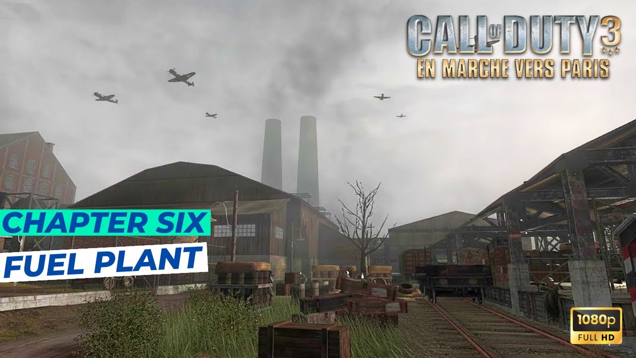 Call of Duty 3 PC (RPCS3) - Chapter 6: Fuel Plant [UHD 60FPS Walkthrough]