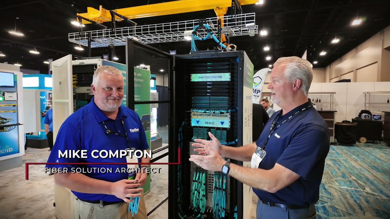 Episode 6 | BICSI Booth Tour Series — Panduit Part 2: Fiber Connectivity & Open Frame Rack