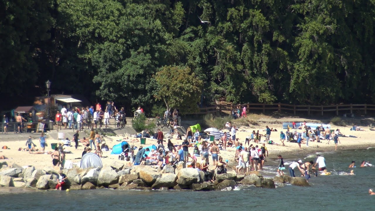 Gdynia Orłowo Lato Plaża Molo Klif Plastyk 4K
