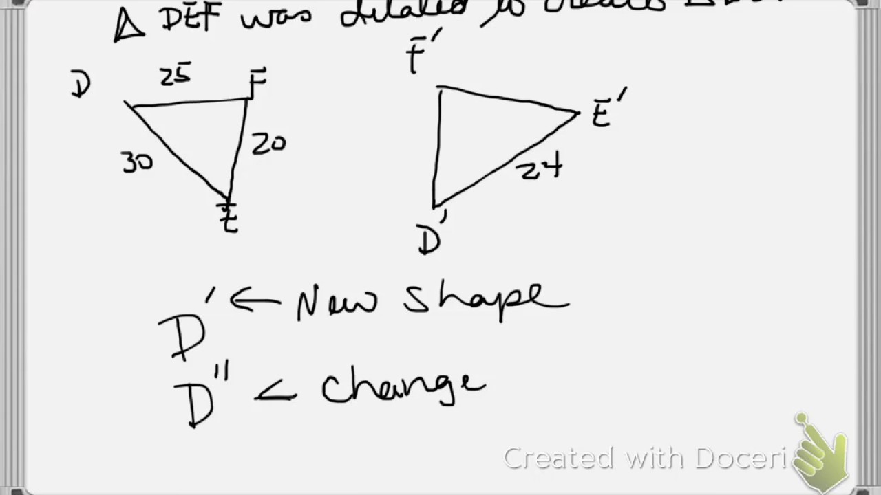 TEK 8.3A similar shapes