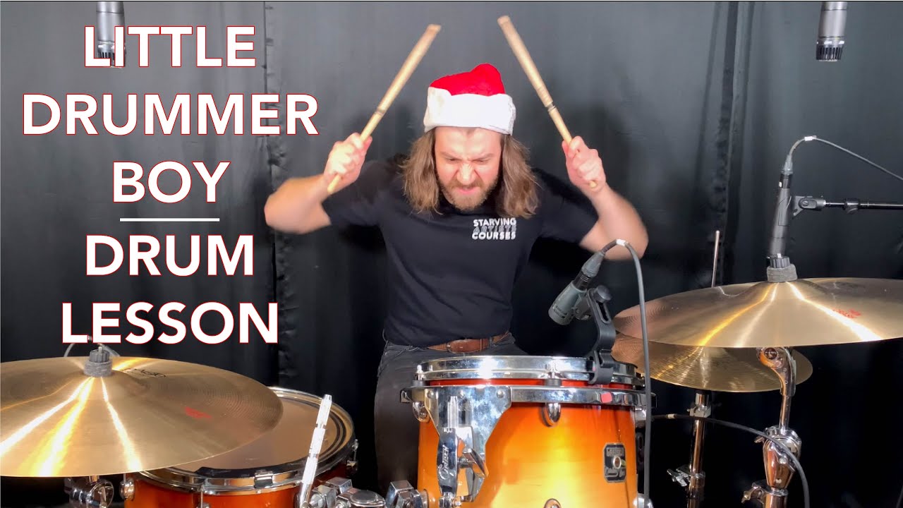 Little Drummer Boy - Drum Lesson (Starving Artists Courses)