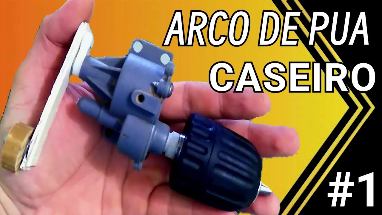 #1 Mini furadeira manual caseira diy