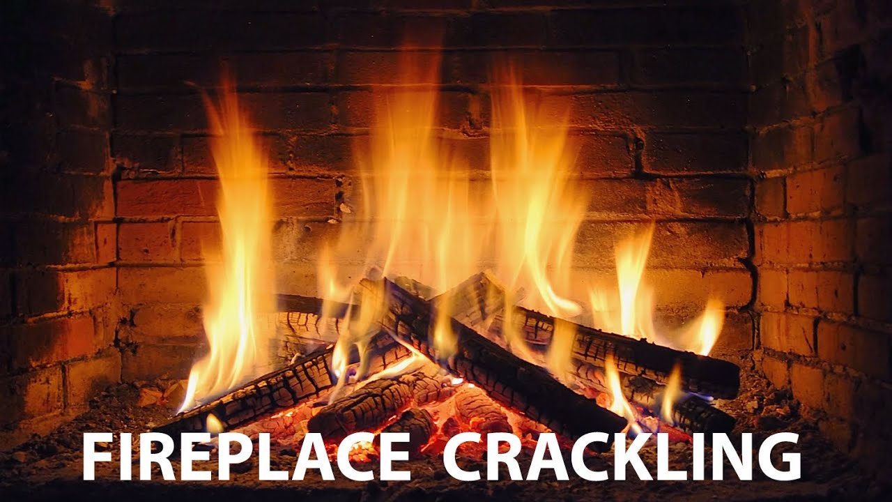 Fireplace Crackling 24/7 | Relax, Sleep, Study