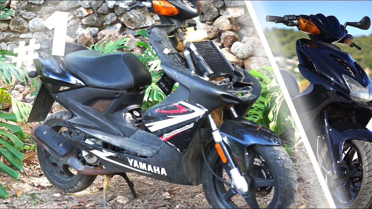 YAMAHA AEROX NEGRA *TODA NEGRA* #1 (R&T)