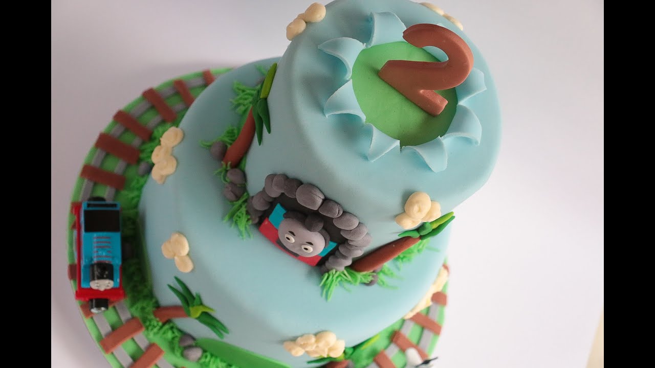 Thomas The Tank Engine Exploding Cake Tutorial- Rosie's Dessert Spot