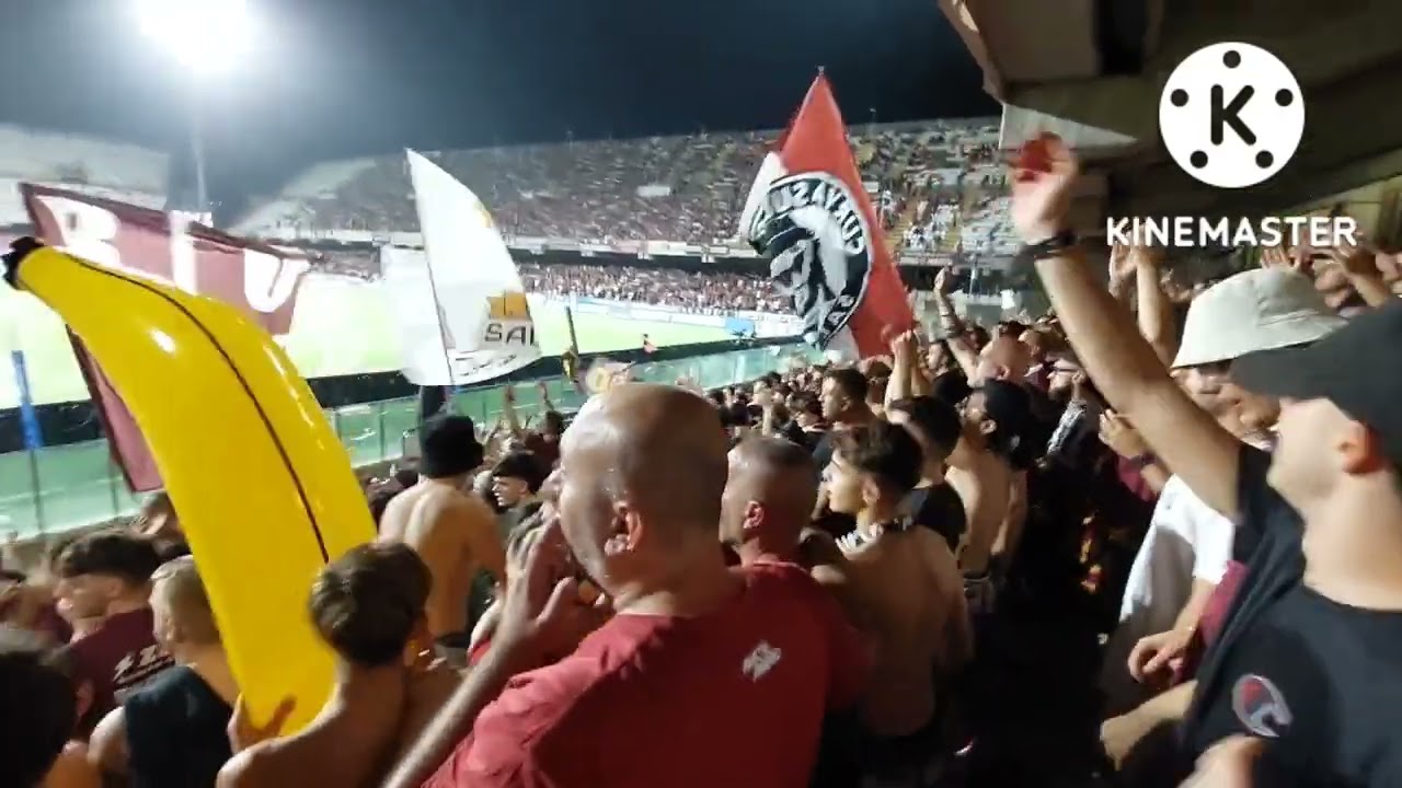Salernitana 1-2 Lecce | il tifo della curva sud siberiano🇱🇻❤️