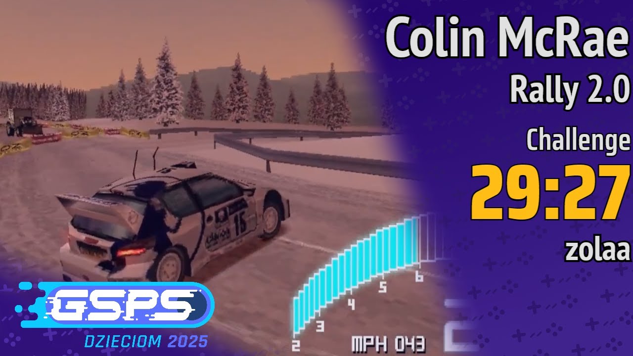 GSPS Dzieciom 2025 - Colin McRae Rally 2.0 [Challenge] - zolaa