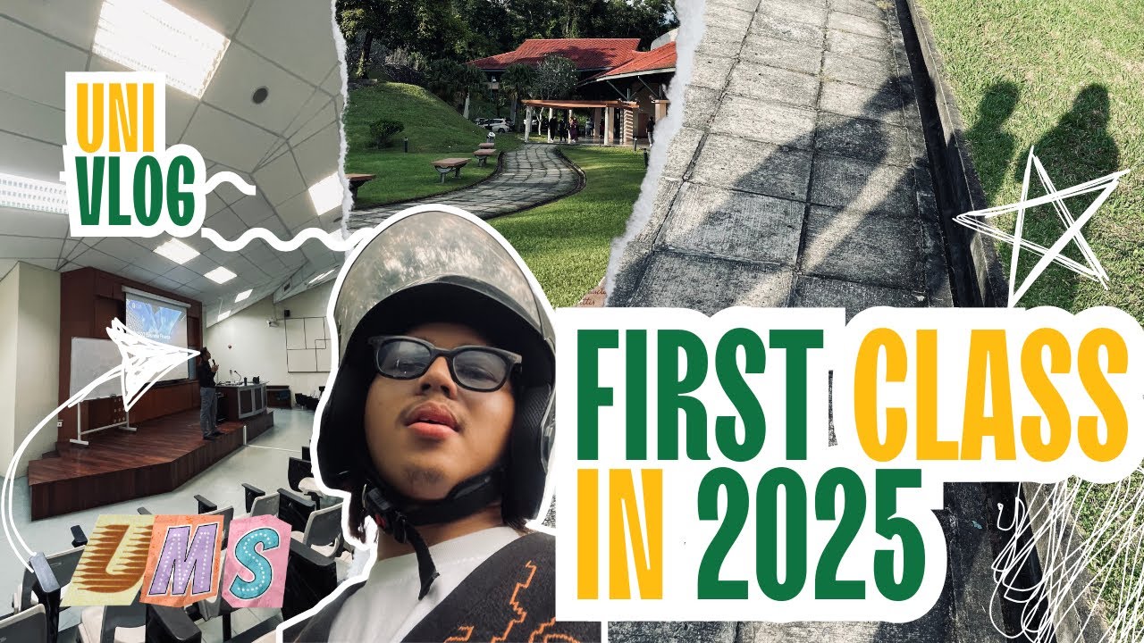 VLOG 1 | Kelas Pertama di Tahun 2025 (UMS KK)