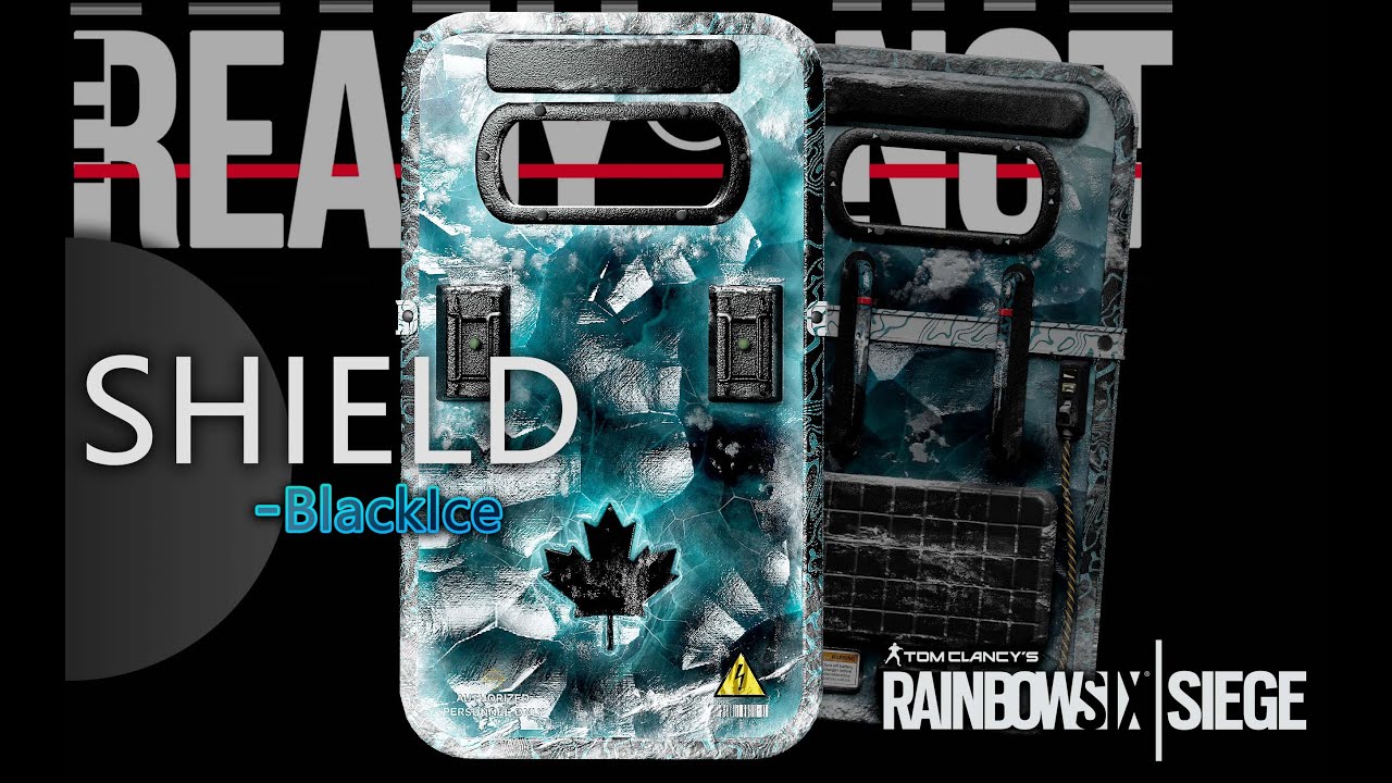 BlackIce Shield!【Ready or Not|MOD share】Shield-BlackIce Rainbow Six camo