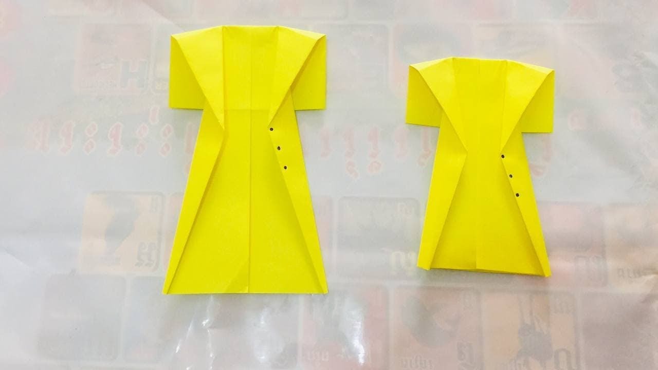 #easy #coat #dress #papers | How to make paper coat | simples coat | easy coat | tutorial | DIY