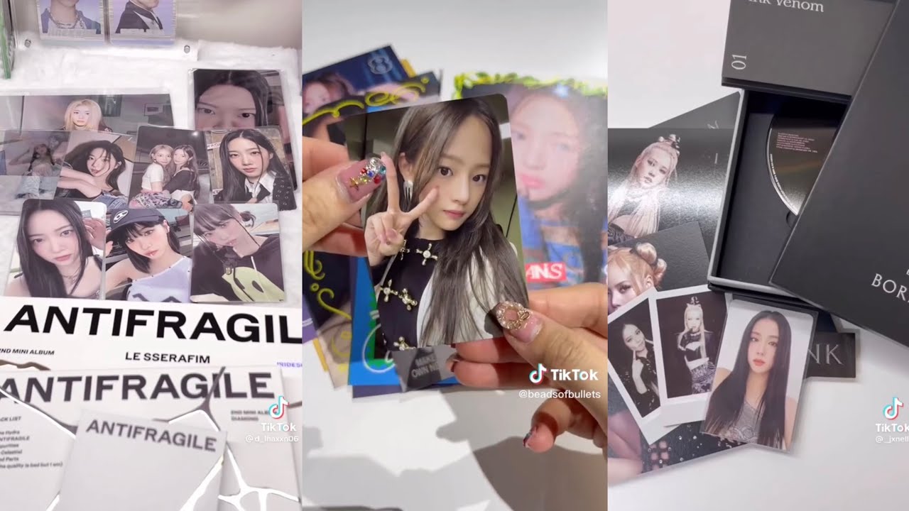 unboxing album kpop ♡︎💌 || tiktok compilation 🗯
