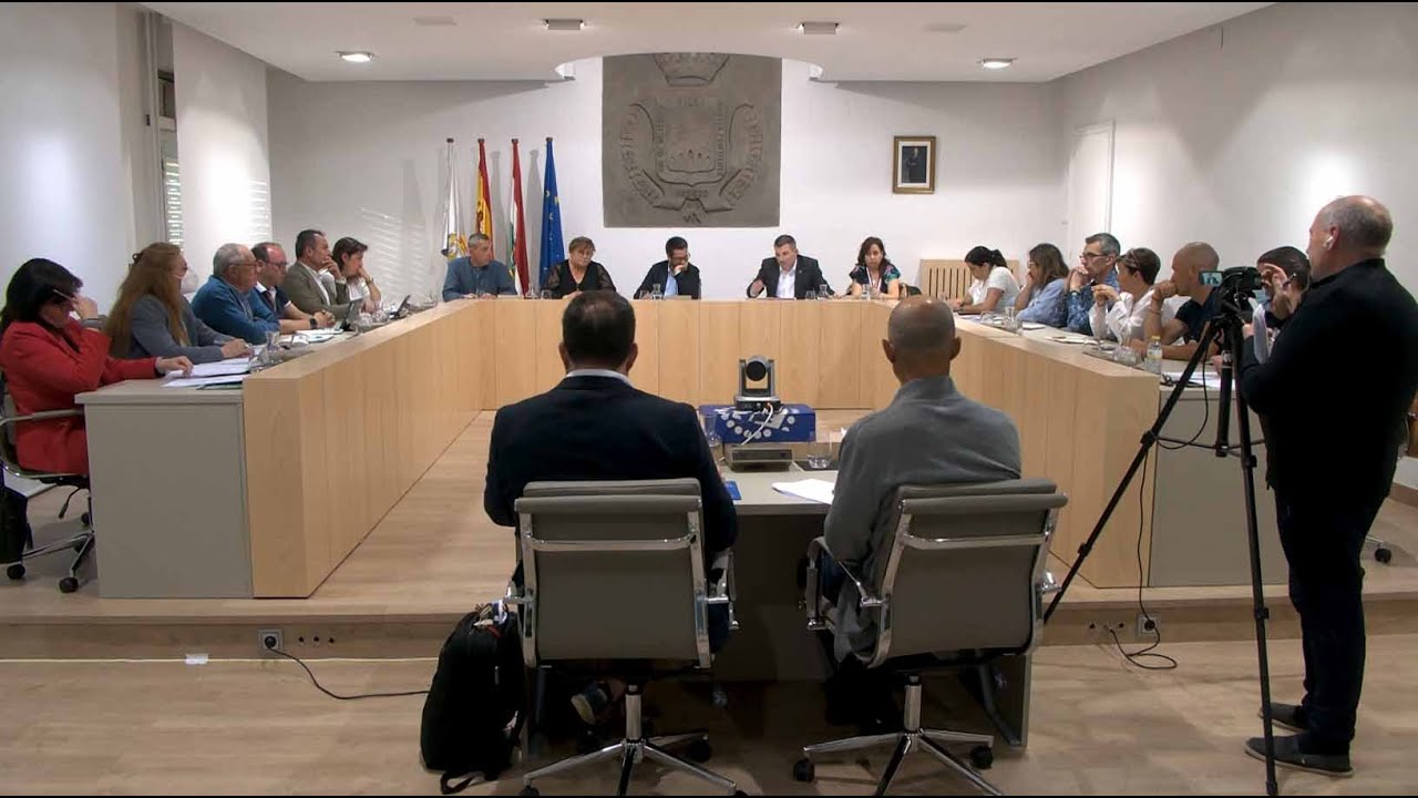 Sesión de Pleno Ordinario, 15 de septiembre, Ayuntamiento de Arnedo