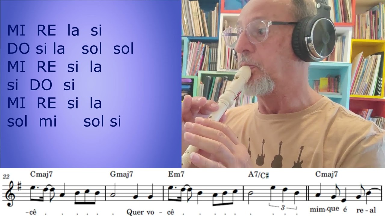 Flauta Doce 33 - como tocar  LISBOA (COVER) #flauta #partitura #cifra #educaçãomusical  #musica