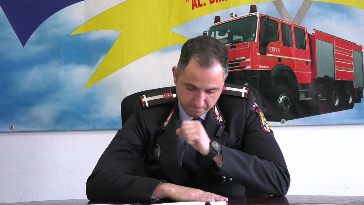 Conferinta de Presa ISU Teleorman - Ziua Protecției Civile