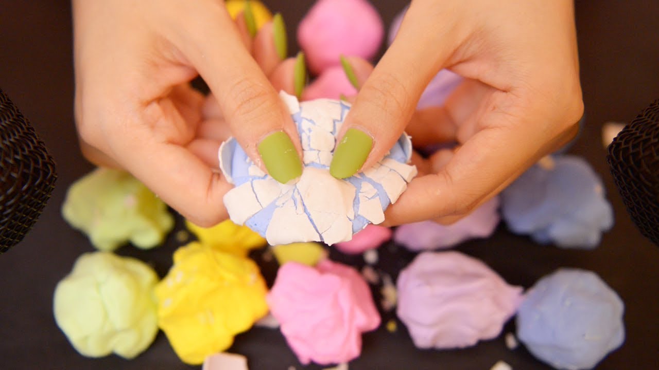 ASMR Super Crunchy Clay Cracking (No Talking)