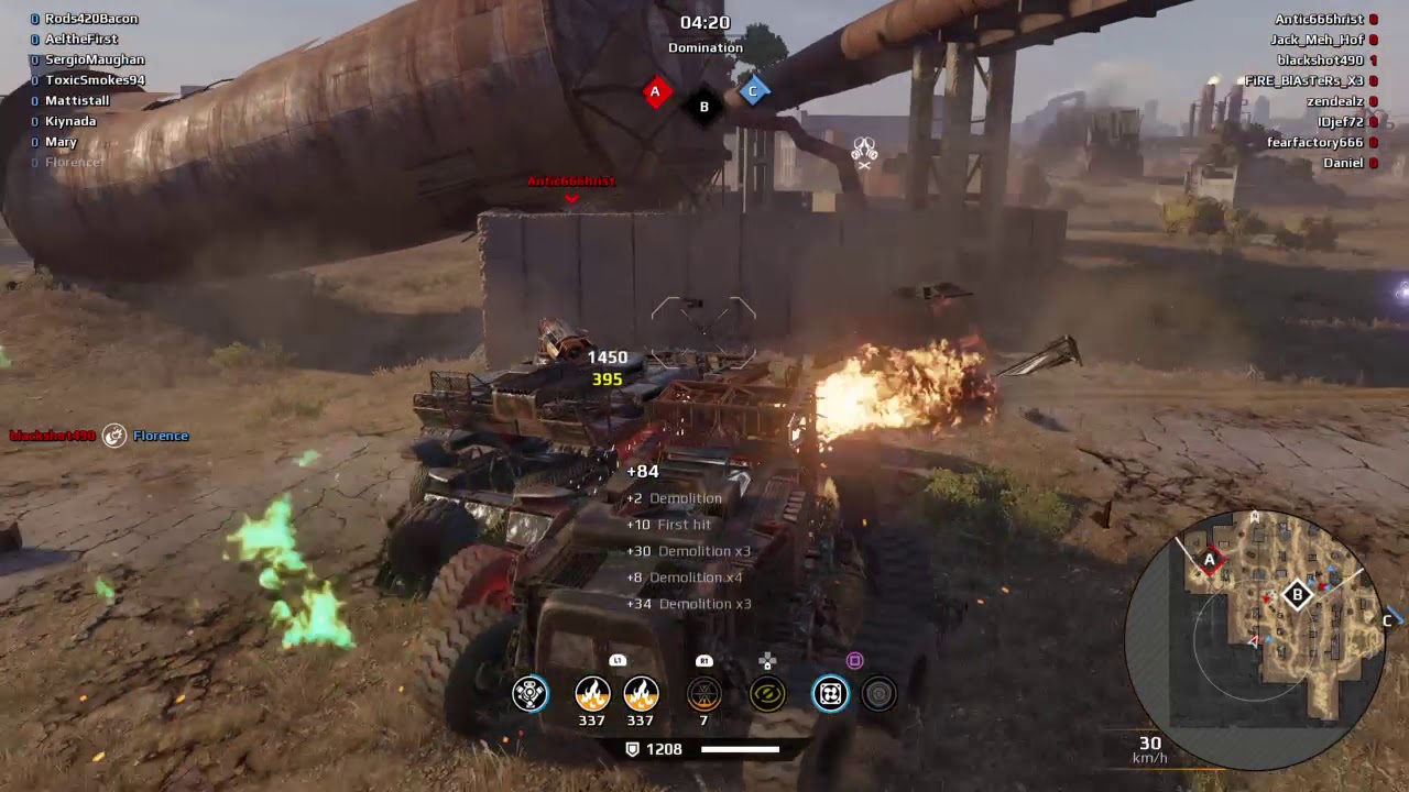 Crossout_PS4 Draco VS Firebug
