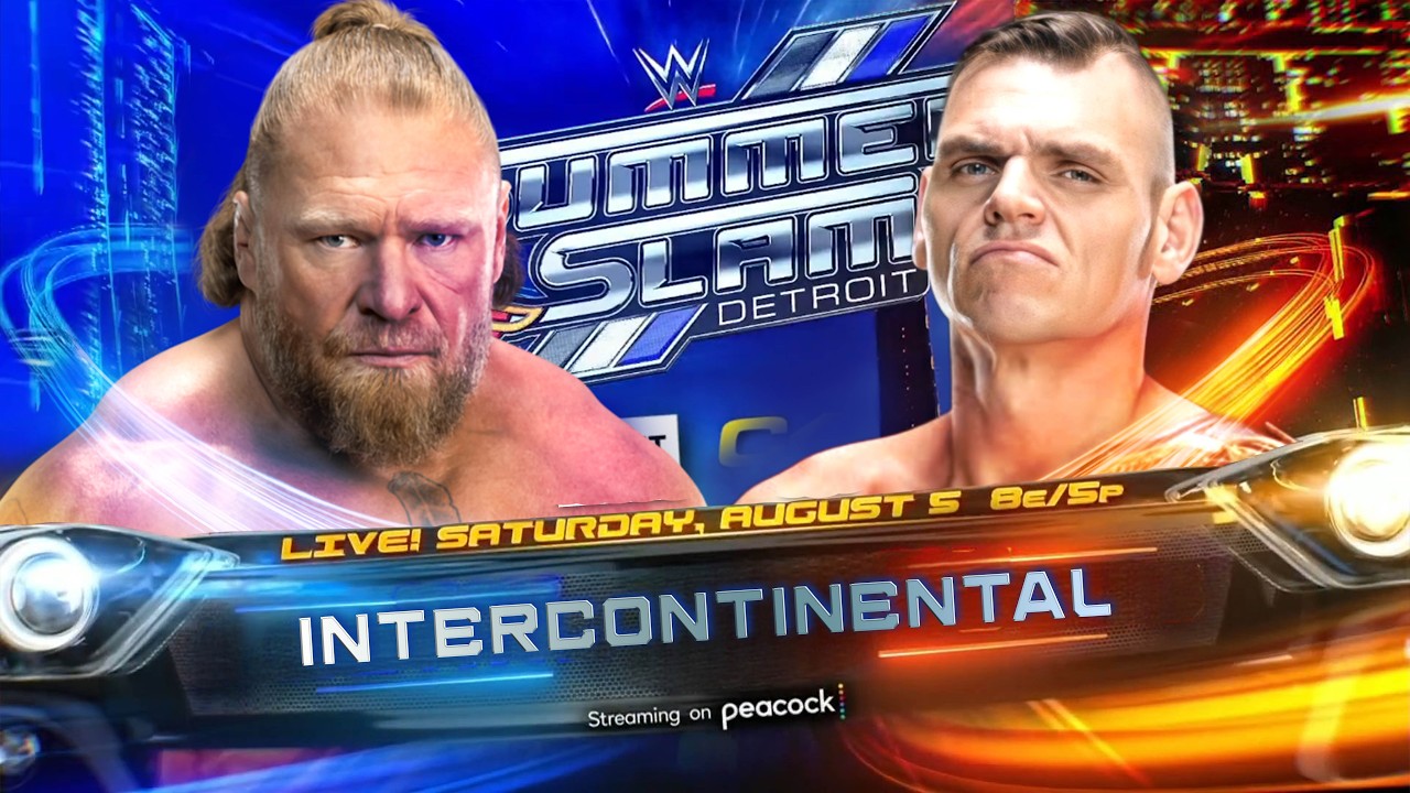 Brock Lesnar vs. Gunther | WWE Intercontinental Championship Match