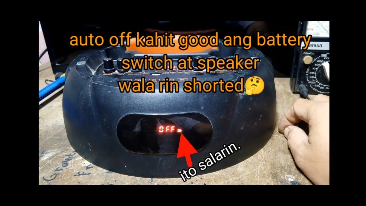 Bluetooth Speaker auto off..