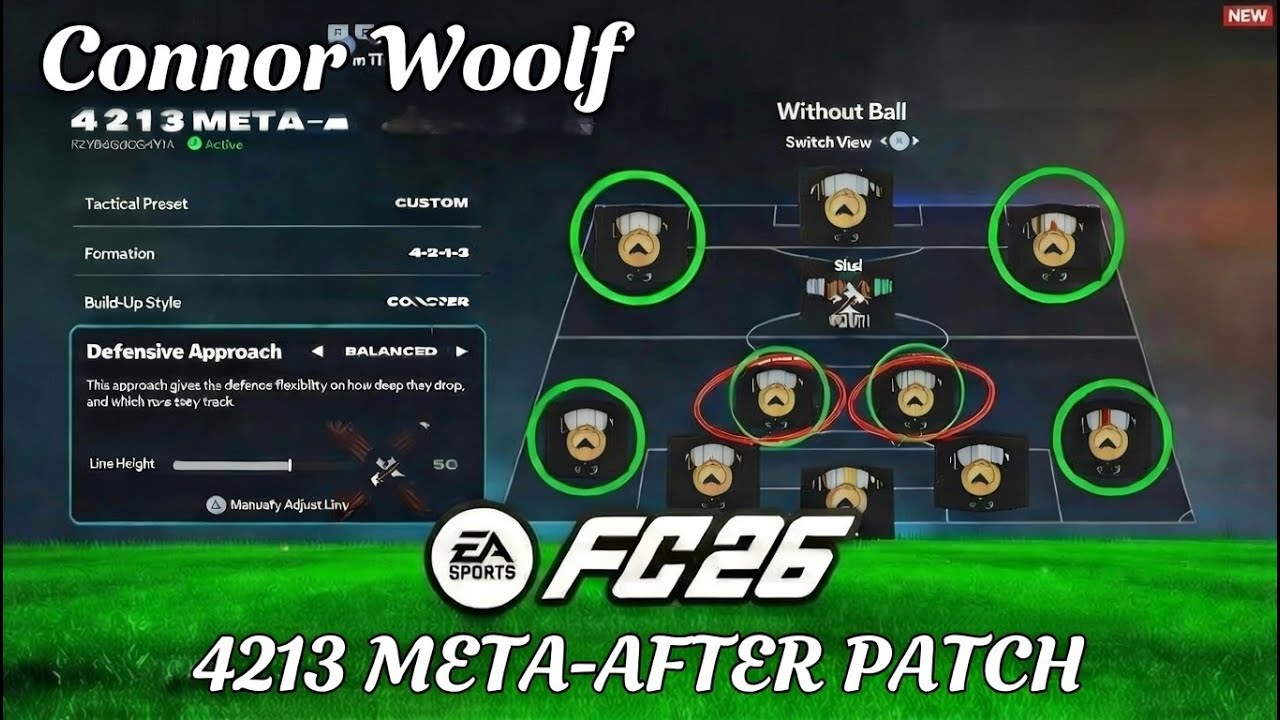 4213 META После обновления &ndash; Неудержимая пользовательская тактика EA FC 26