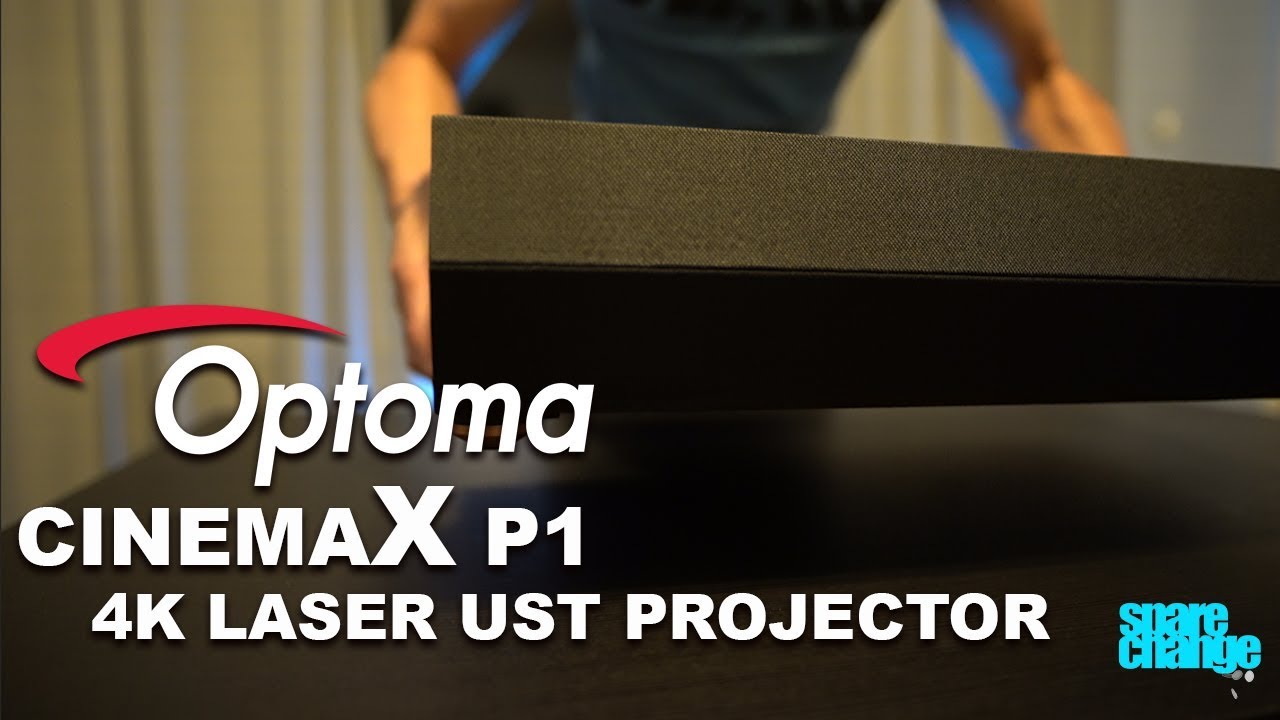 The TV Replacement? Optoma CinemaX P1 4K Laser Ultra Short Throw Projector Unboxing & Overview