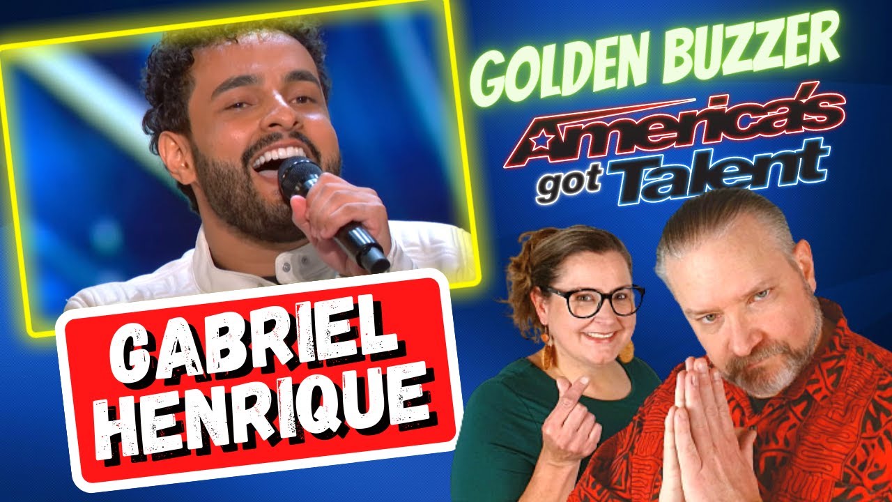 First Time Reaction to Gabriel Henrique's Golden Buzzer Performance on AGT