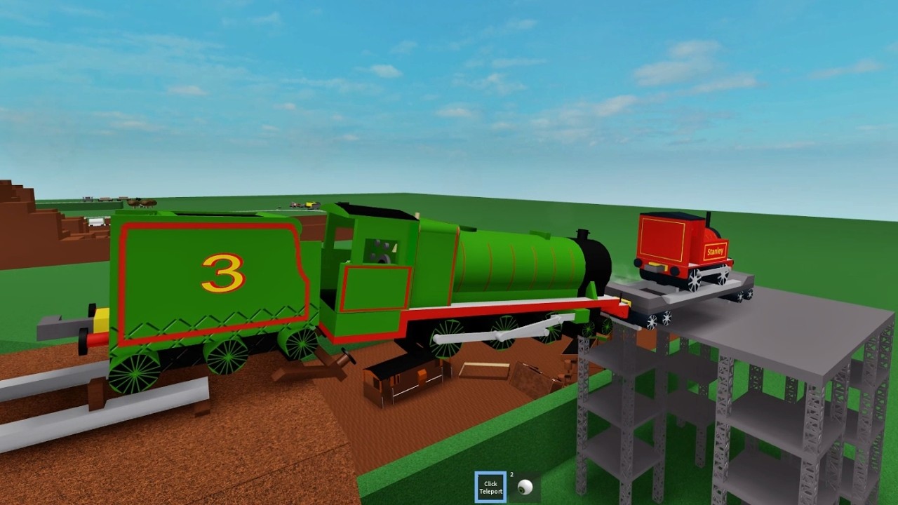 Henry Was Supposed to Go Left… But Somehow Landed on a Building in Roblox! 4