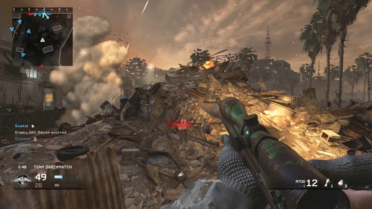 COD 4 Modern Warfare Remastered R700 Sniper Rifle Quickscoping Gameplay Review