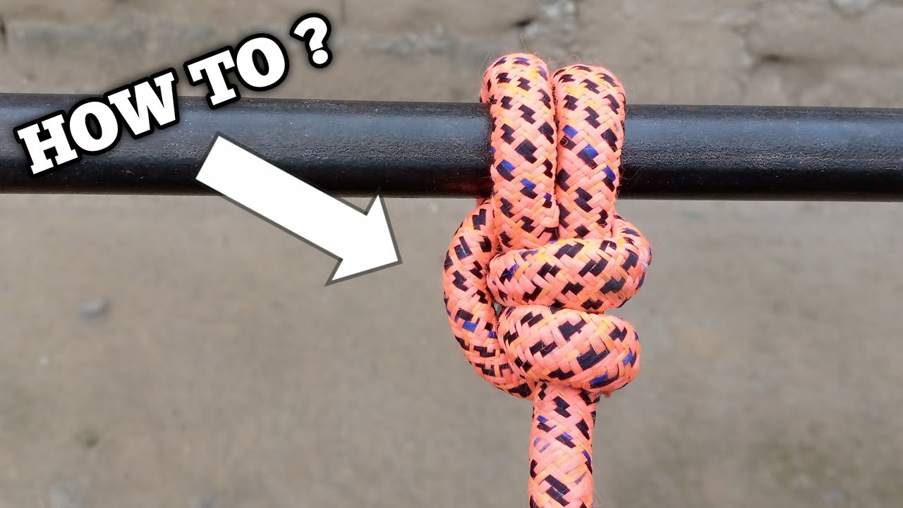 THIS 4 EASY KNOTS MOSTLY USE IN EVERYDAY LIFE!👌@knots313