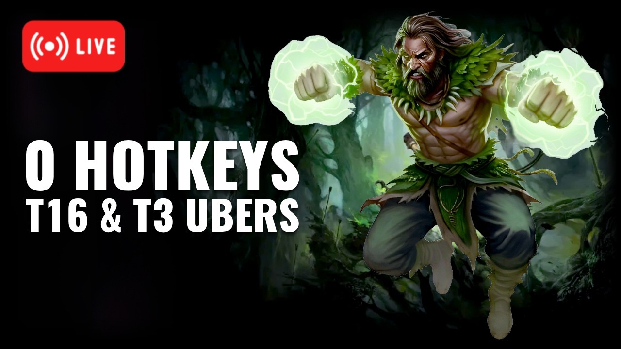 LIVE | Can This Off Meta Druid Clear T3 Ubers? | Path of Exile 2