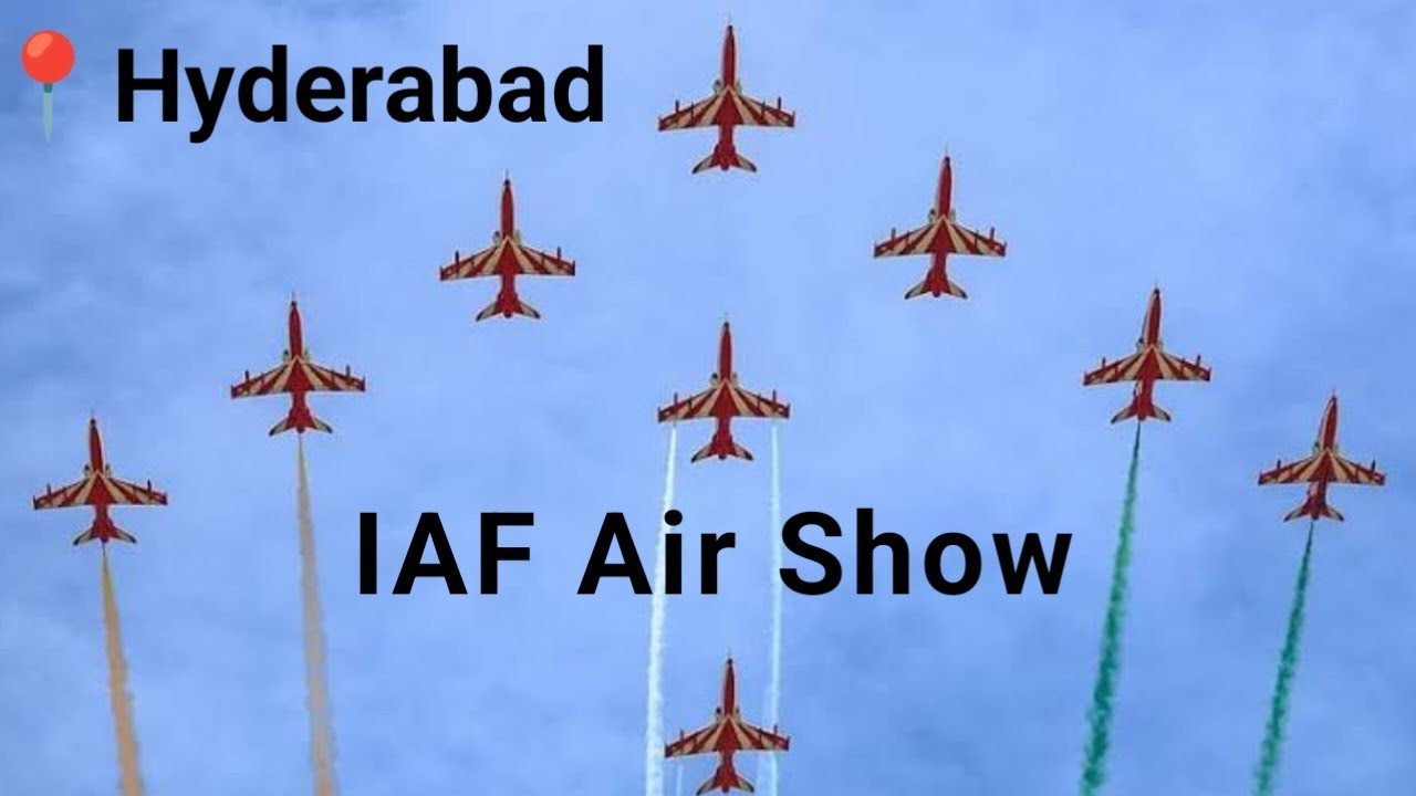 IAF Hyderabad Air Show ✈️🔥 | Surya Kiran Dazzles at Tank Bund! | #airshow #hyderabad #youtube