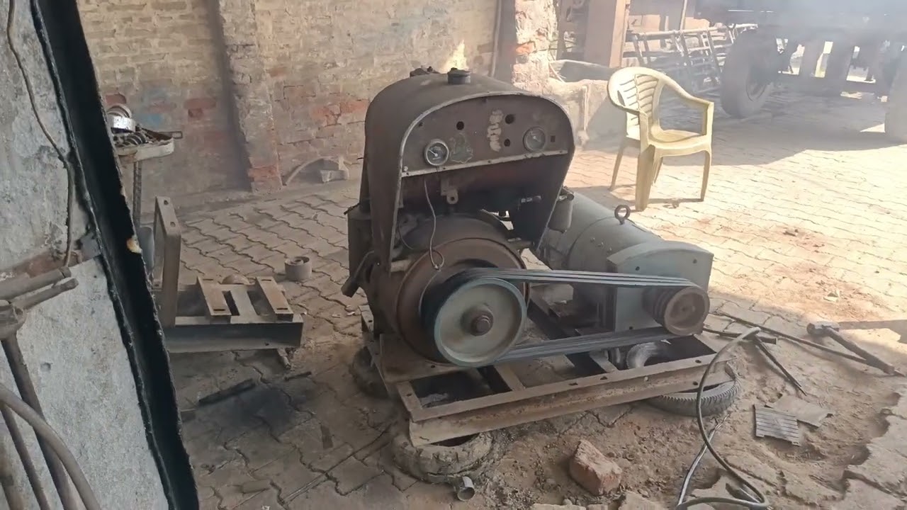 15 kw ka alternator Eicher engine welding nahi hoti🥴🥴🥴