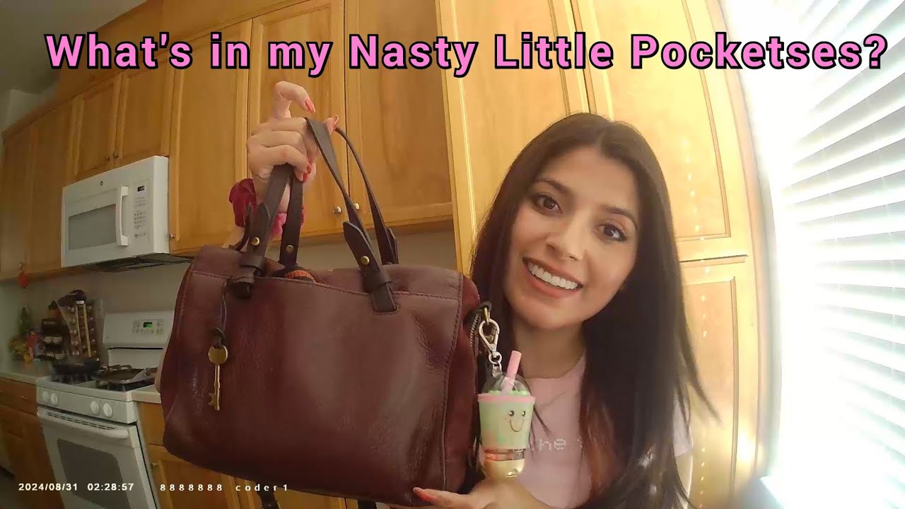 What's in my bag | What's in my nasty little Pocketses | I Have Purse | Fossil Rachel Satchel