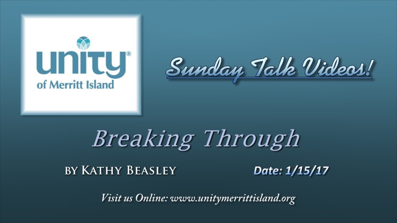 01152017 - Breaking Through - Kathy Beasley
