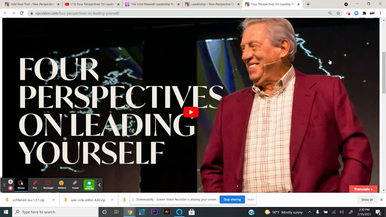 Leadership Blog Instruction