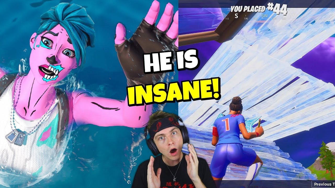 i drowned and spectated this amazing BUILDER in fortnite... (shocking)