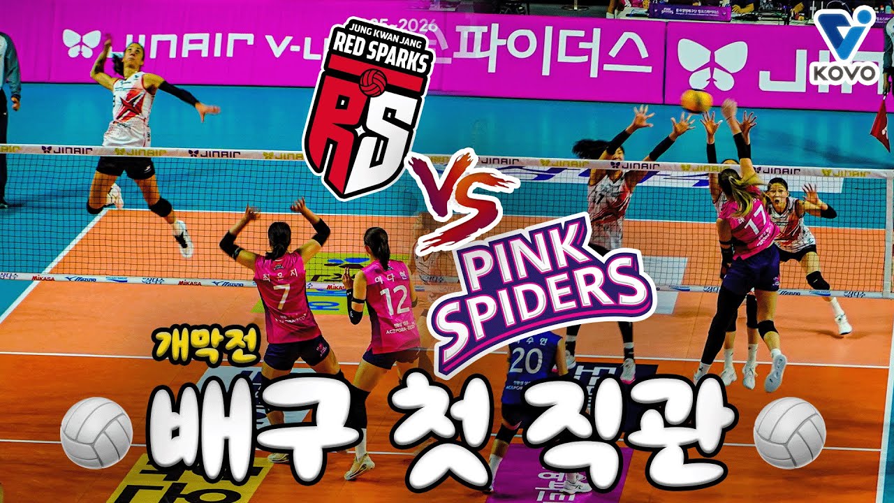 이 곳이 김연경 선수가 뛰었던 팀..? 배구 처음으로 직관했습니다 (흥국생명 vs 정관장)