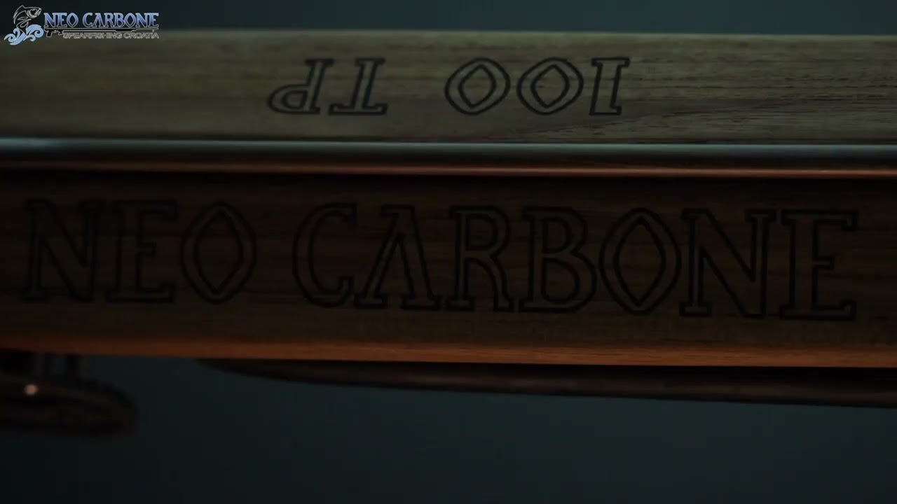 NC 100TP -  Neo Carbone 100 Demultiplied Wooden Teak Speargun high quality