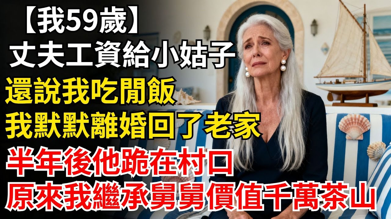 我59歲，丈夫把工資全交給小姑子養家，還説我吃閒飯我默默離婚回了老家，半年後他跪在村口：原來我繼承舅舅價值千萬的茶山#晚年生活#人生智慧#家庭關係#親子教育#情感故事