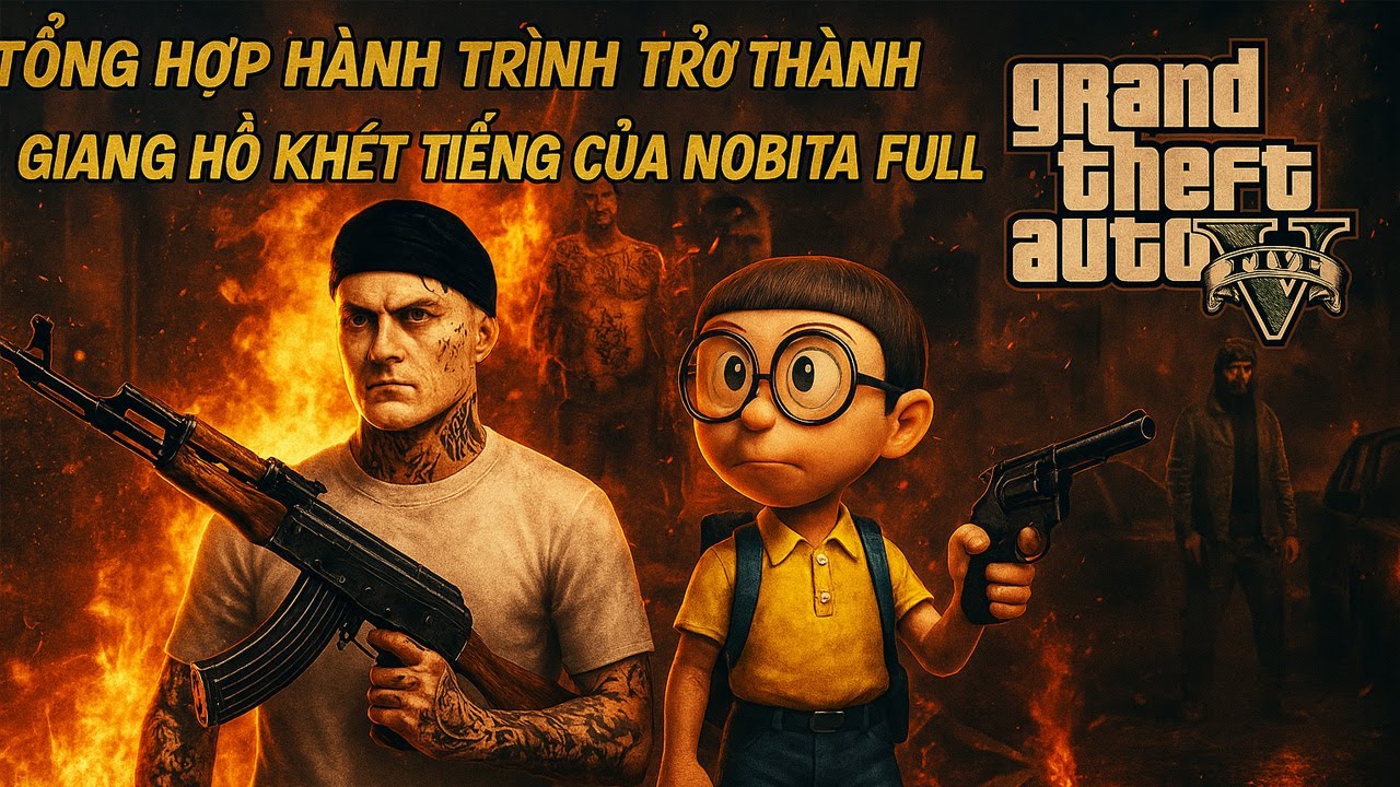 Tổng Hợp H&agrave;nh Tr&igrave;nh Trở Th&agrave;nh Giang Hồ Kh&eacute;t Tiếng Của Nobita Full