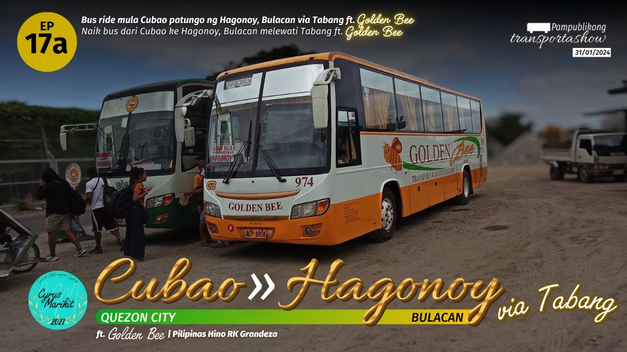 Pagsakay ng bus mula Cubao (Lungsod Quezon) hanggang Hagonoy, Bulacan noong Enero 2024 [PT EP17a]