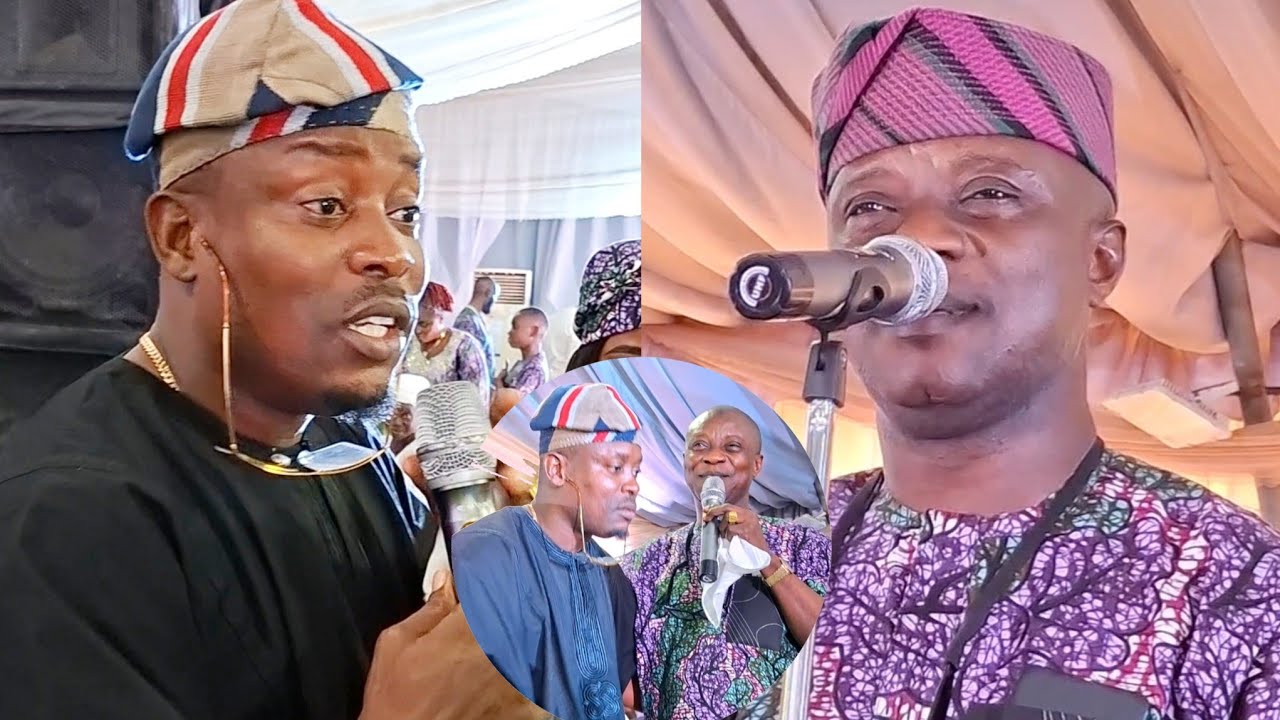 Lege Miami's brother, Abbey thrilled guests at Wasiu Solicitor Stage in Lagos.