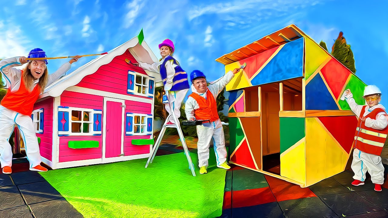 🎨 VOPSIM CĂSUȚA MELIMI 🏠 BOGAT vs SĂRAC  🤷‍♀️ FETE vs BĂIEȚI 🤦‍♂️