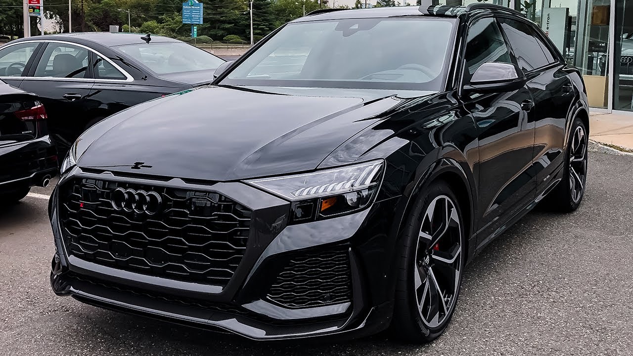 2021 Audi RS Q8 (600hp) Monster in Orca Black Metallic Walkaround Review (Audi RSQ8)