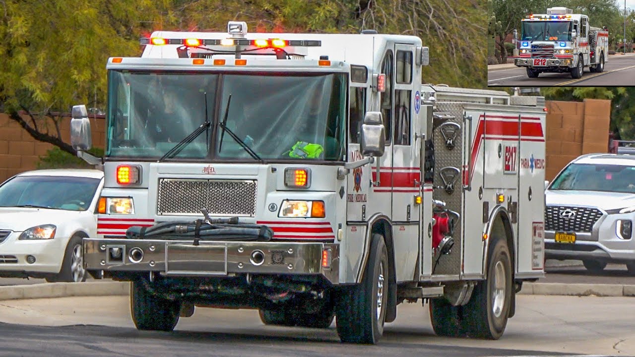 *Both Reserves* Mesa Fire Medical Dept. Engines 217 and 212  Responding