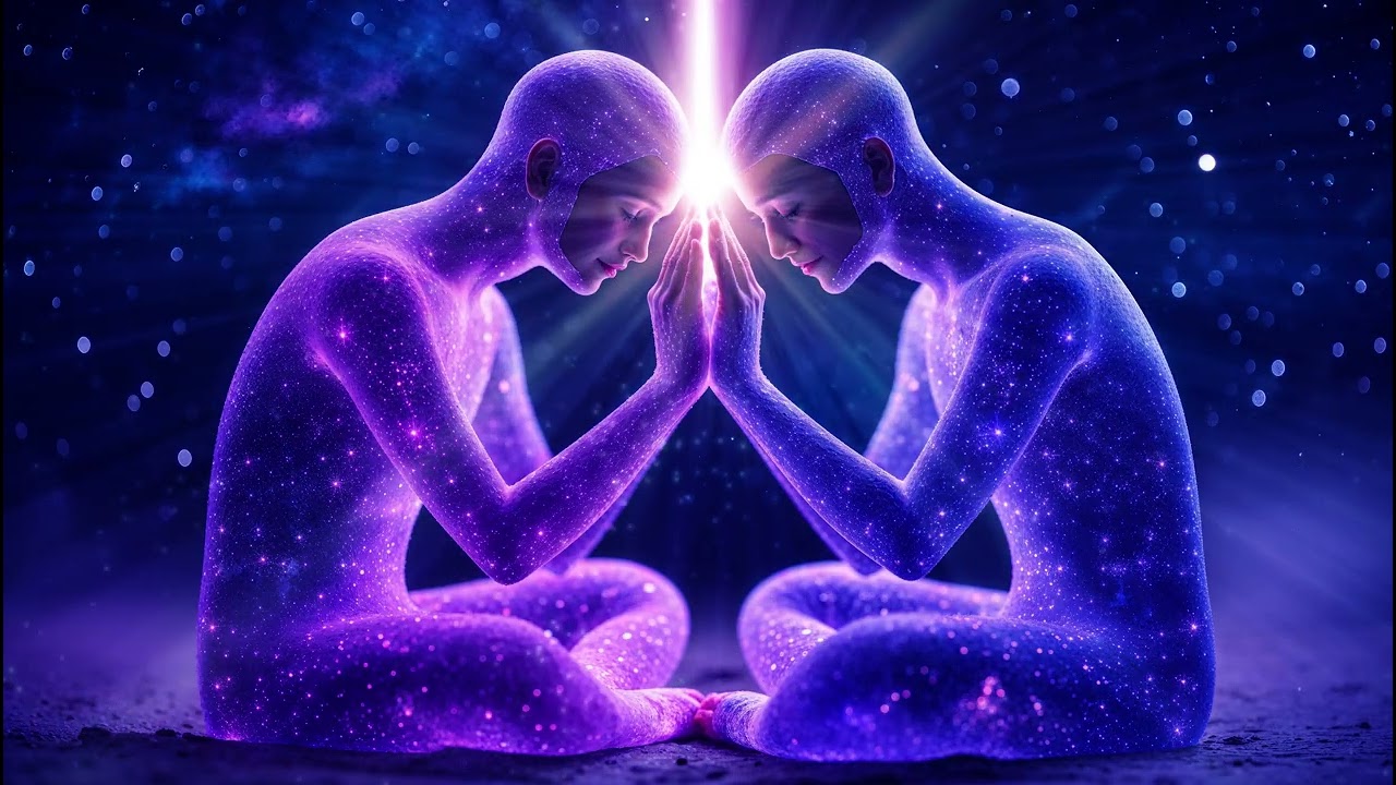 Twin Flame Connection Meditation | Deep Soul Bond, Telepathy & Heart Chakra Activation